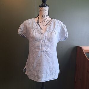 Eddie Bauer Light Blue Women's Blouse